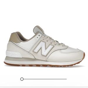New Balance 574 Leather Vegan Angora U574VY2